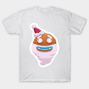 Christmas Sticker, Ginger Man Sticker T-Shirt